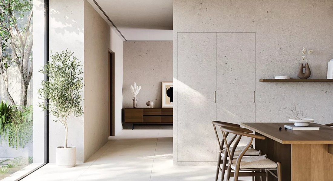 FotoVan woonkamer tot hal: tegelvloeren passen overal